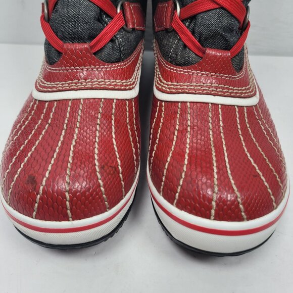 Sorel Tivoli Women's Red Waterproof Boots NL1530-986 US Size 7.5 - Picture 8 of 12